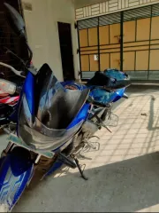 TVS Apache RTR 150 Matt Blue